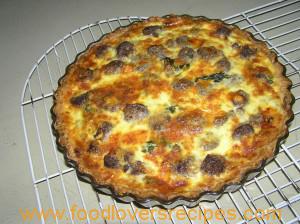 boerewors quiche