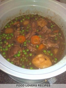 Beesvleis bredie - slow cooker