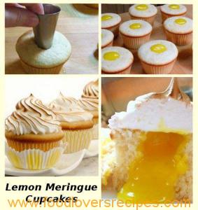 lemon meringue cupcakes soft centre