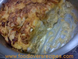3 - bacon en potato bake brood