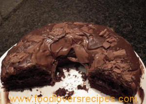 coffee chocolate layer cake - riana