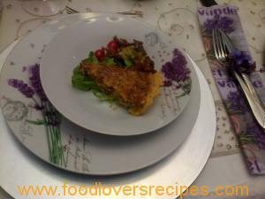 Biltong quiche